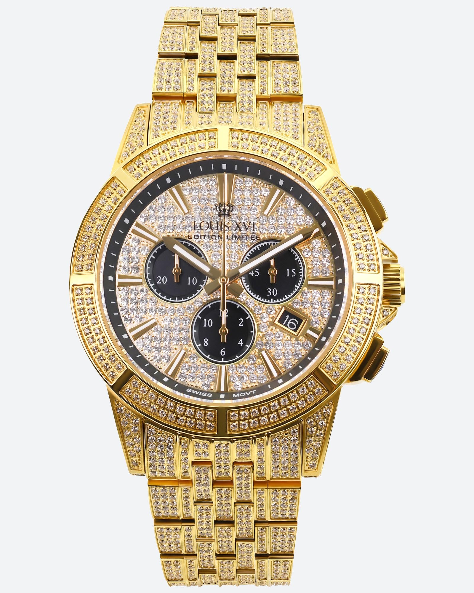 Majesté Iced Out 1123 - 43mm-LOUIS XVI
