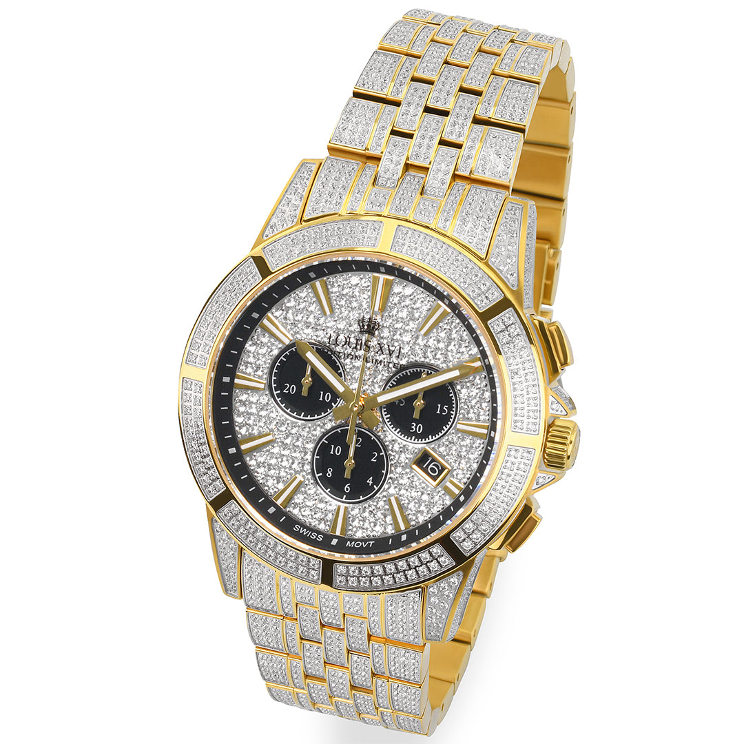 Majesté Iced Out 1124 - 43mm-LOUIS XVI