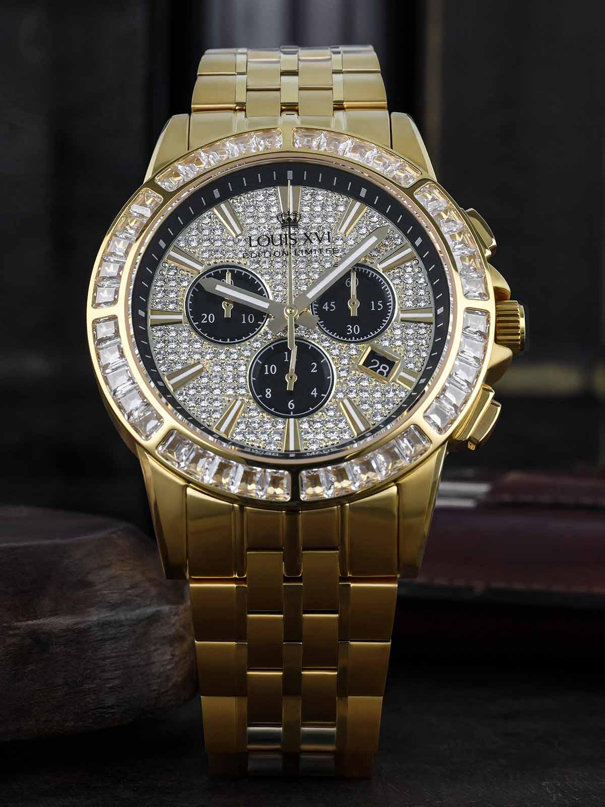 Majesté Iced Out Baguette 1130-LOUIS XVI