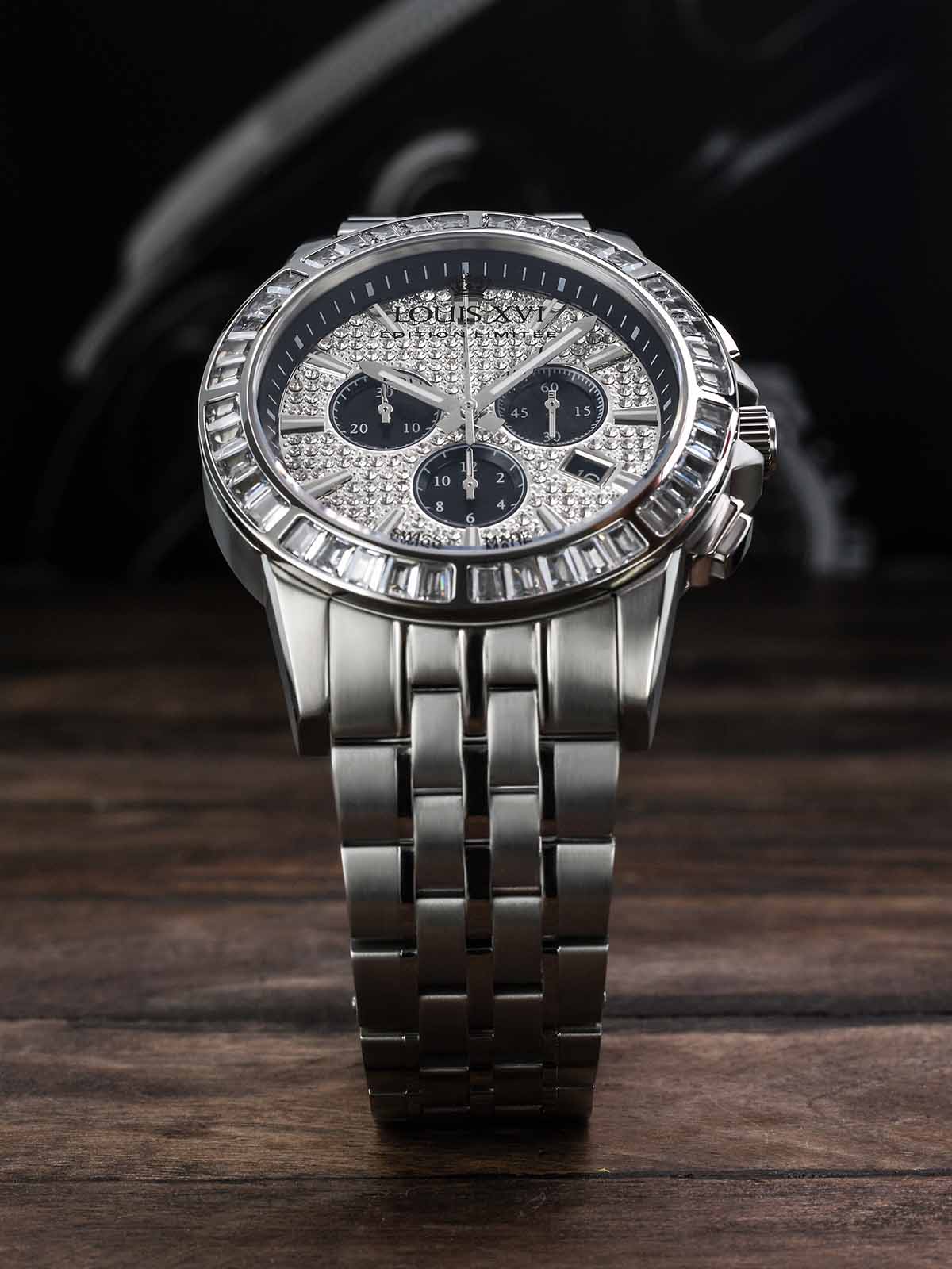 Majesté Iced Out Baguette 1131-LOUIS XVI