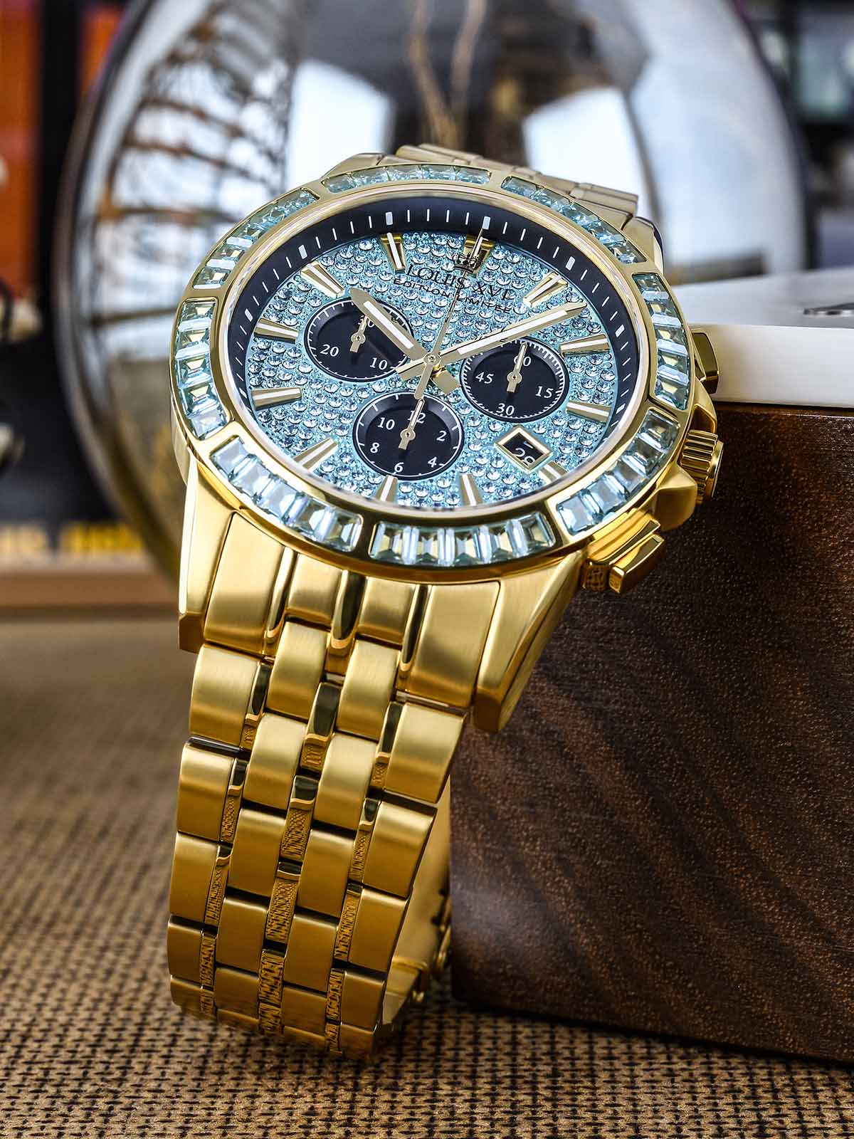 Majesté Iced Out Baguette 1134-LOUIS XVI