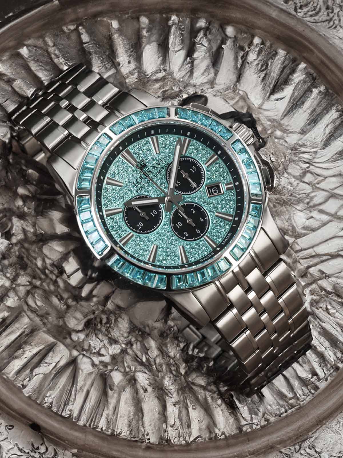 Majesté Iced Out Baguette 1135-LOUIS XVI