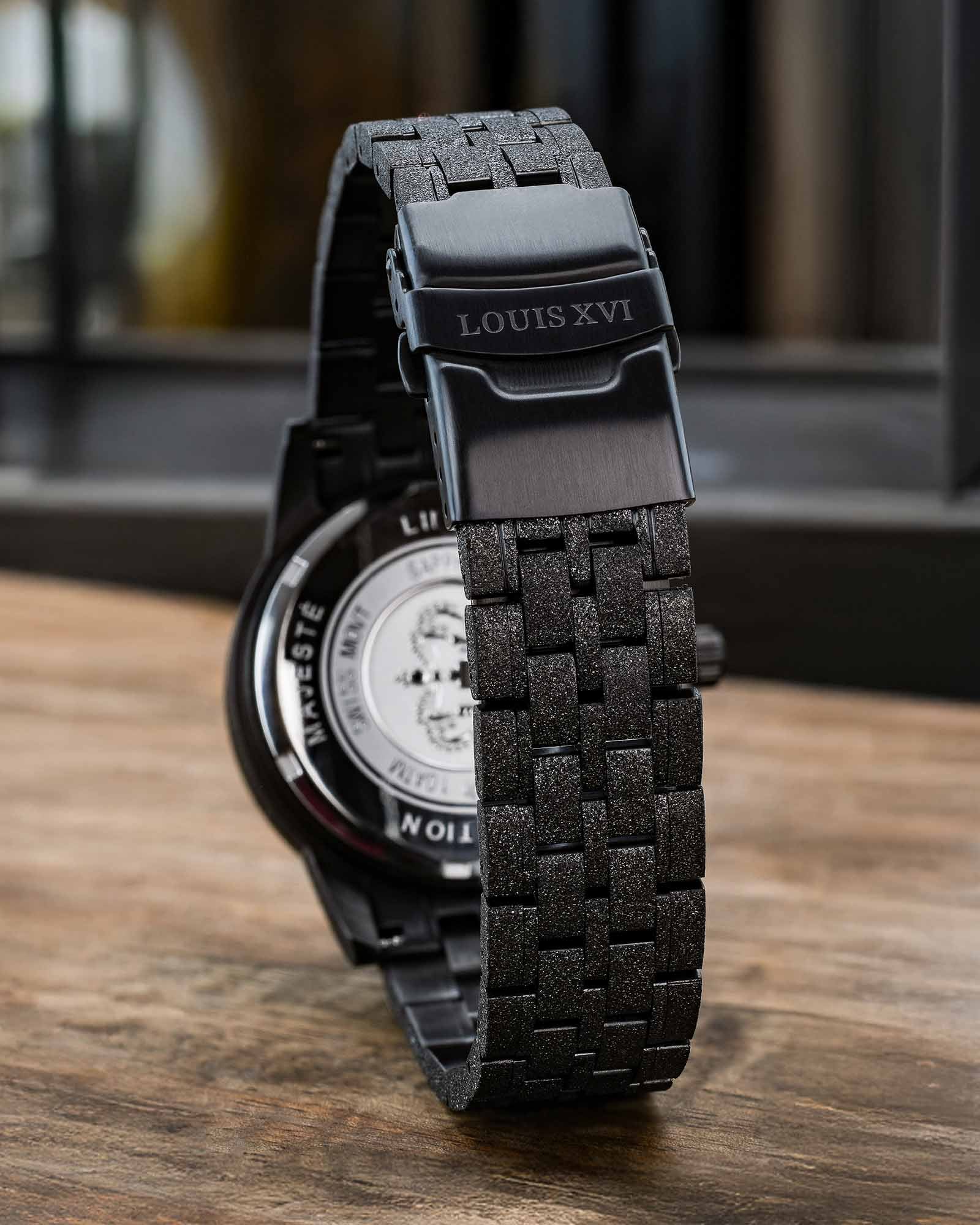 Majesté Frosted Iced Out 1181 Midnight Blue - 43mm-LOUIS XVI
