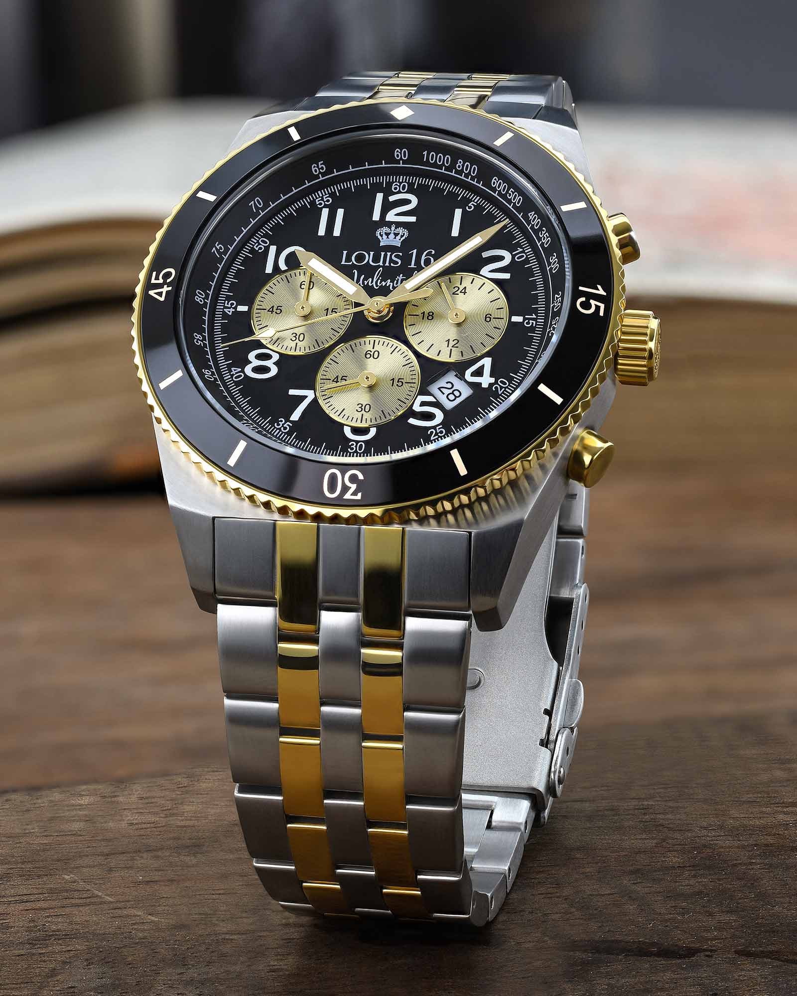 Destrier 3240 Chronograph Bicolor-LOUIS XVI