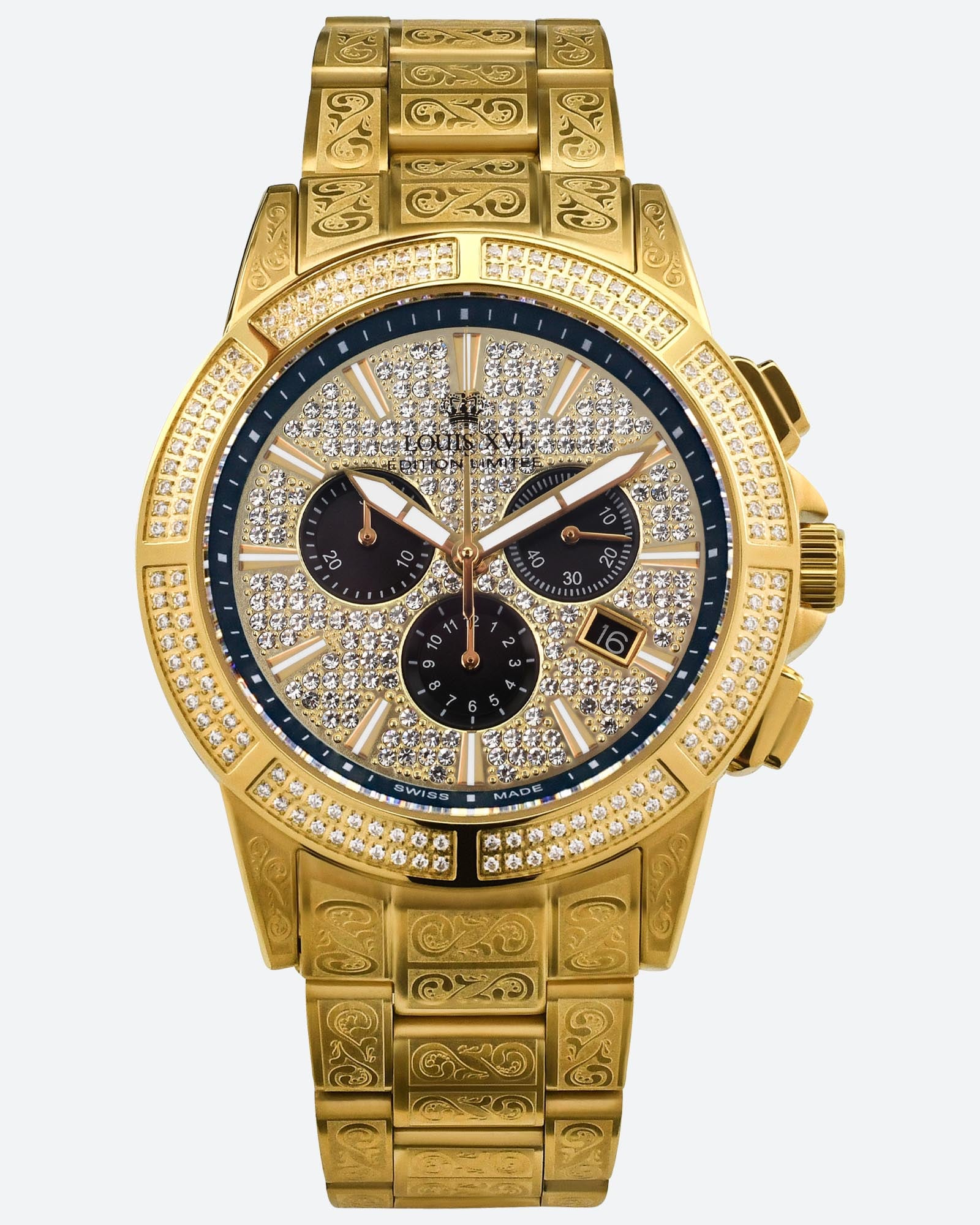 Majesté Iced Out Royale 1126 - 43mm-LOUIS XVI
