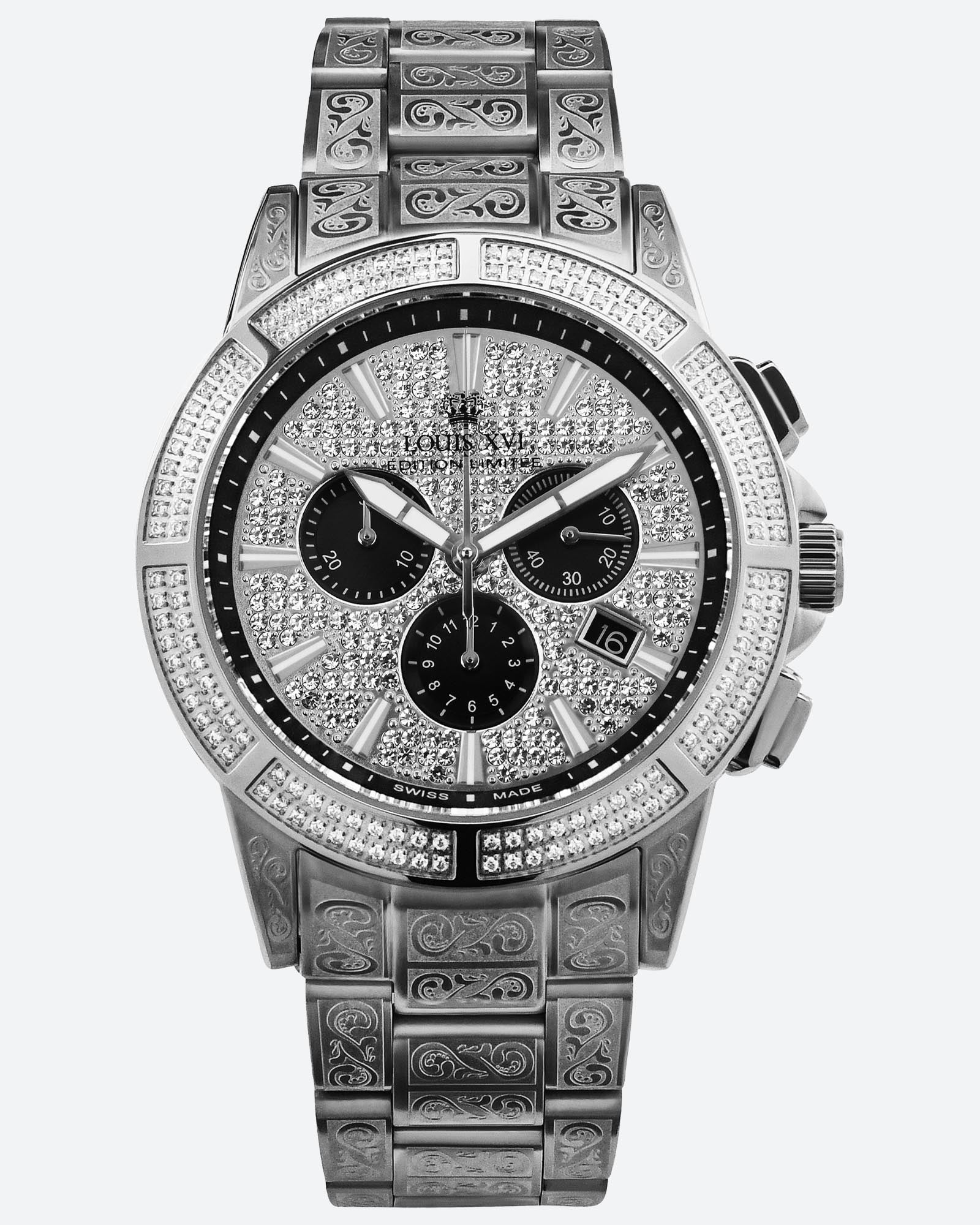 Majesté Iced Out Royale 1127 - 43mm-LOUIS XVI