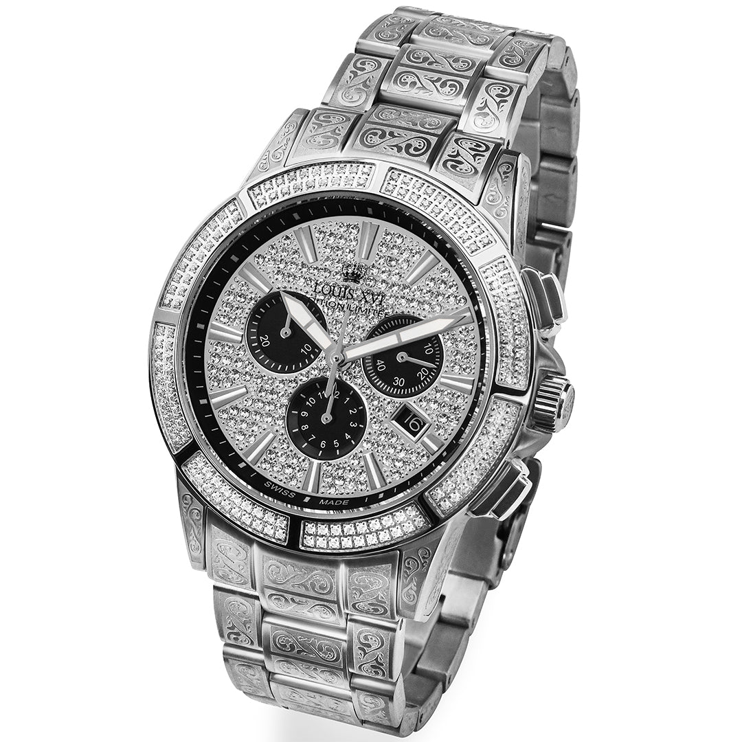 Majesté Iced Out Royale 1127 - 43mm-LOUIS XVI