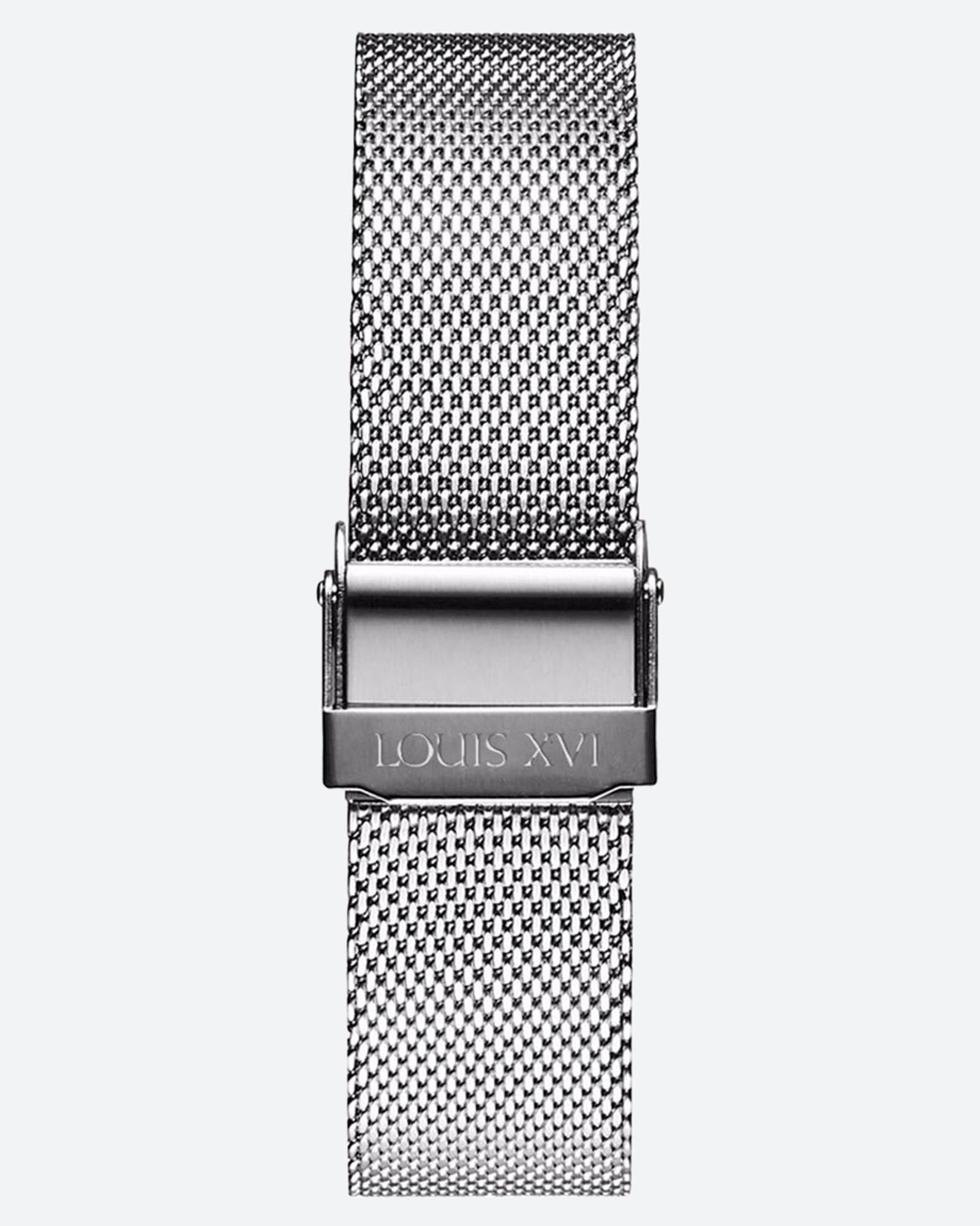 Stahlband Milanaise - Silber-LOUIS XVI