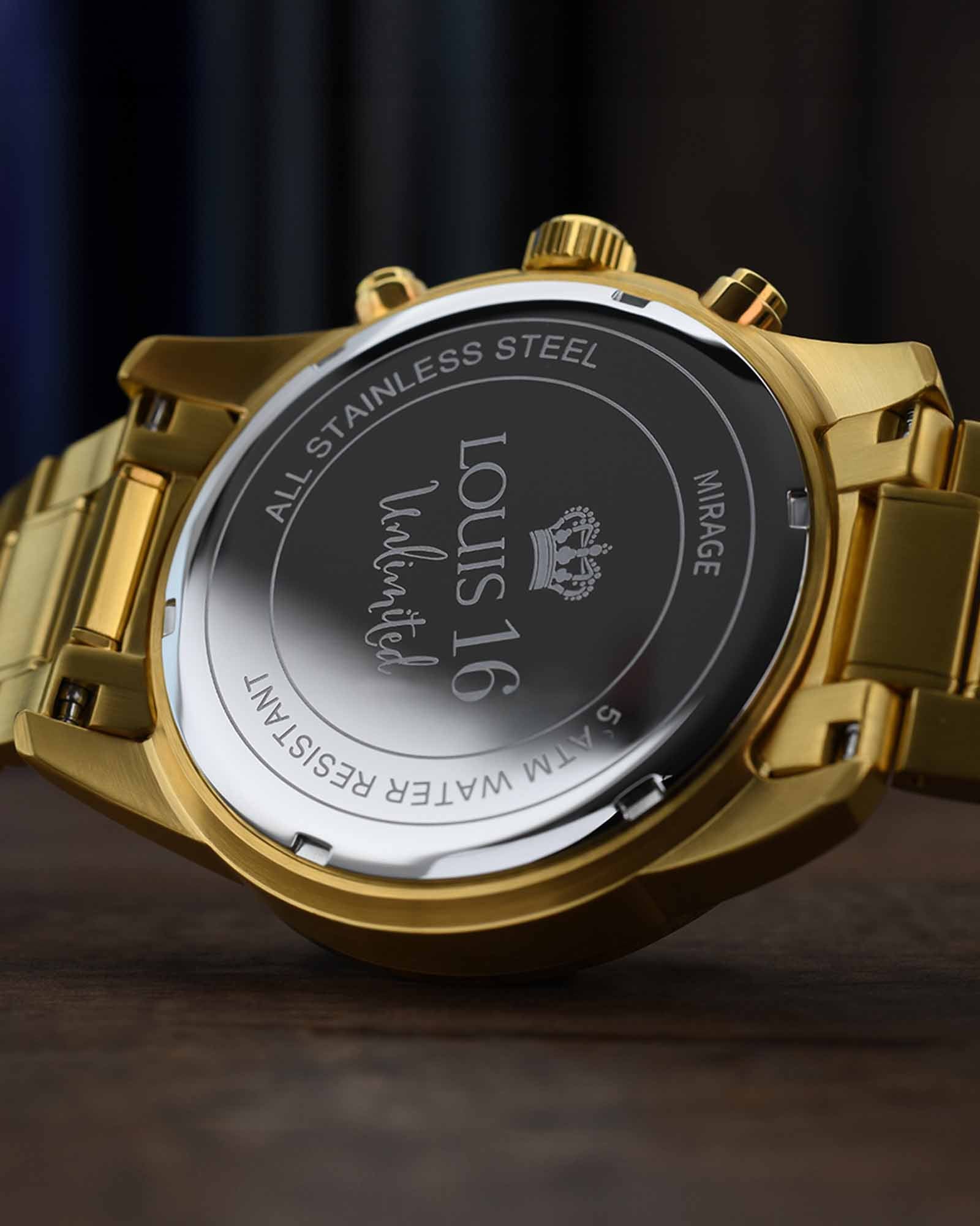 Mirage 3300 Chronograph Gold-LOUIS XVI