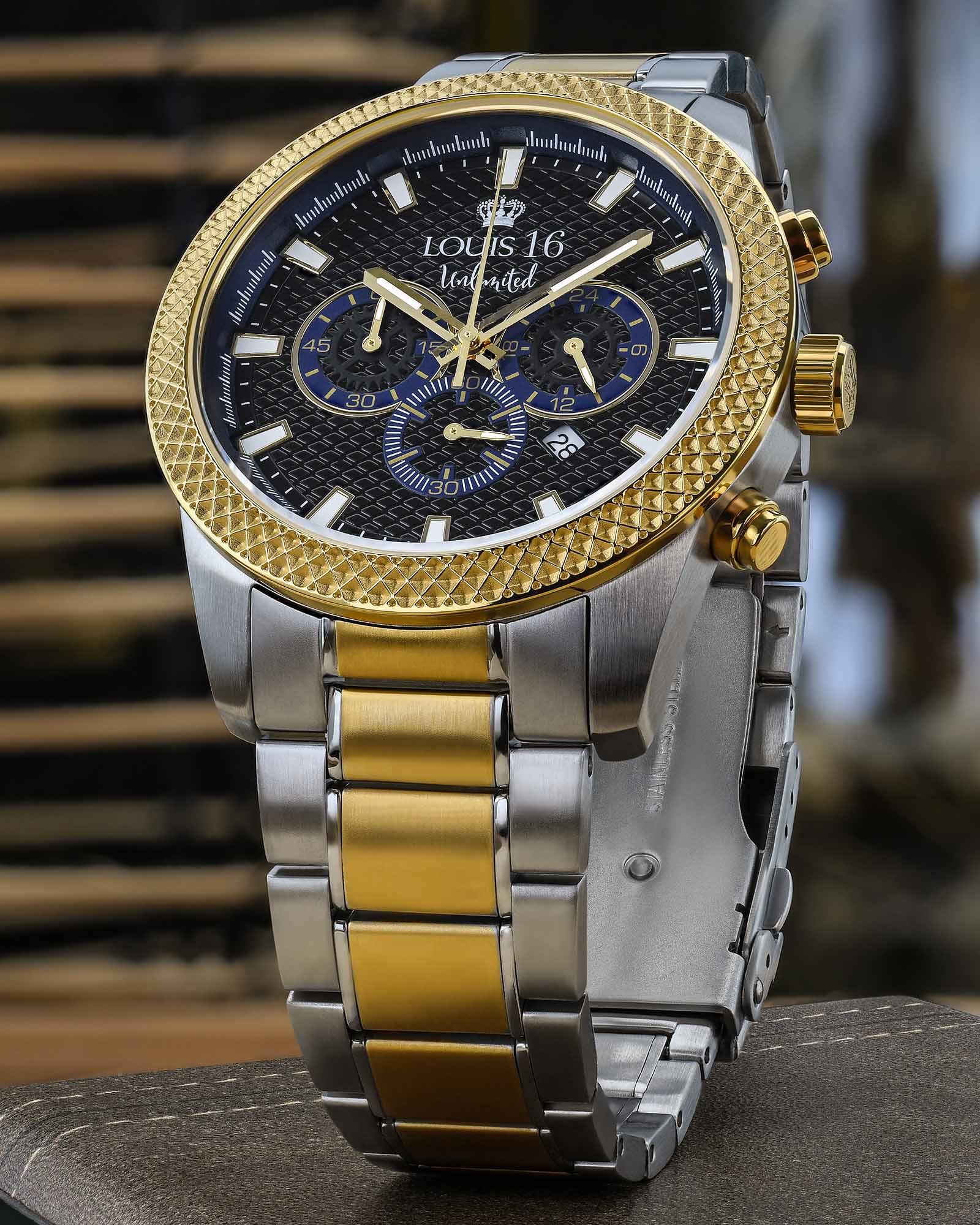Mirage 3340 Chronograph Bicolor-LOUIS XVI