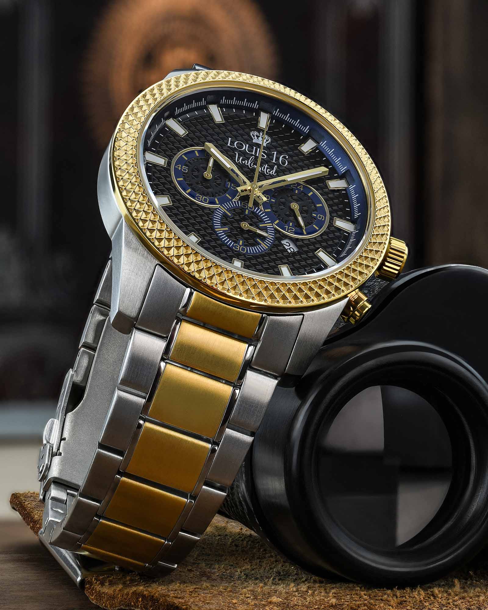 Mirage 3340 Chronograph Bicolor-LOUIS XVI