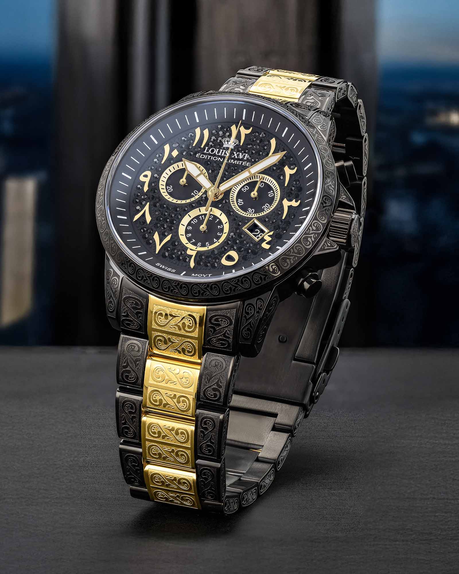 Palais Royale 1098 - Iced Chronograph-LOUIS XVI
