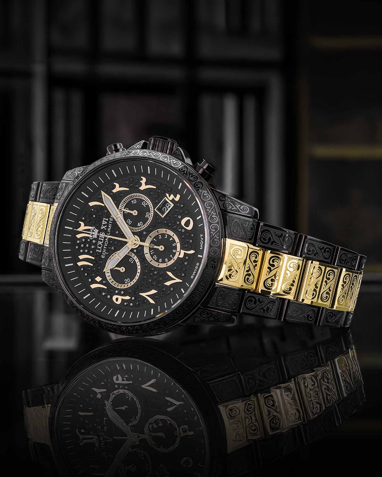 Palais Royale 1098 - Iced Chronograph-LOUIS XVI