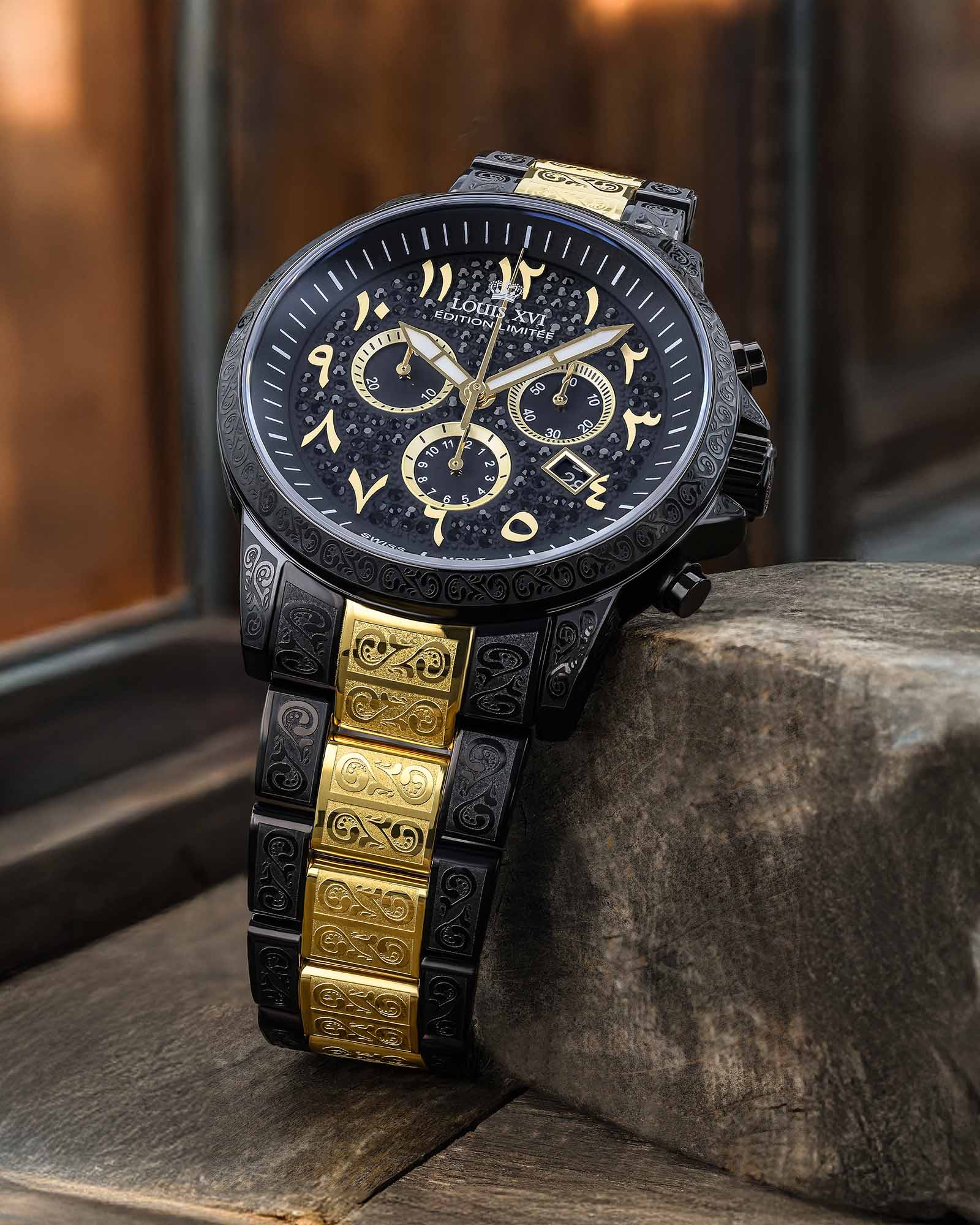 Palais Royale 1098 - Iced Chronograph-LOUIS XVI