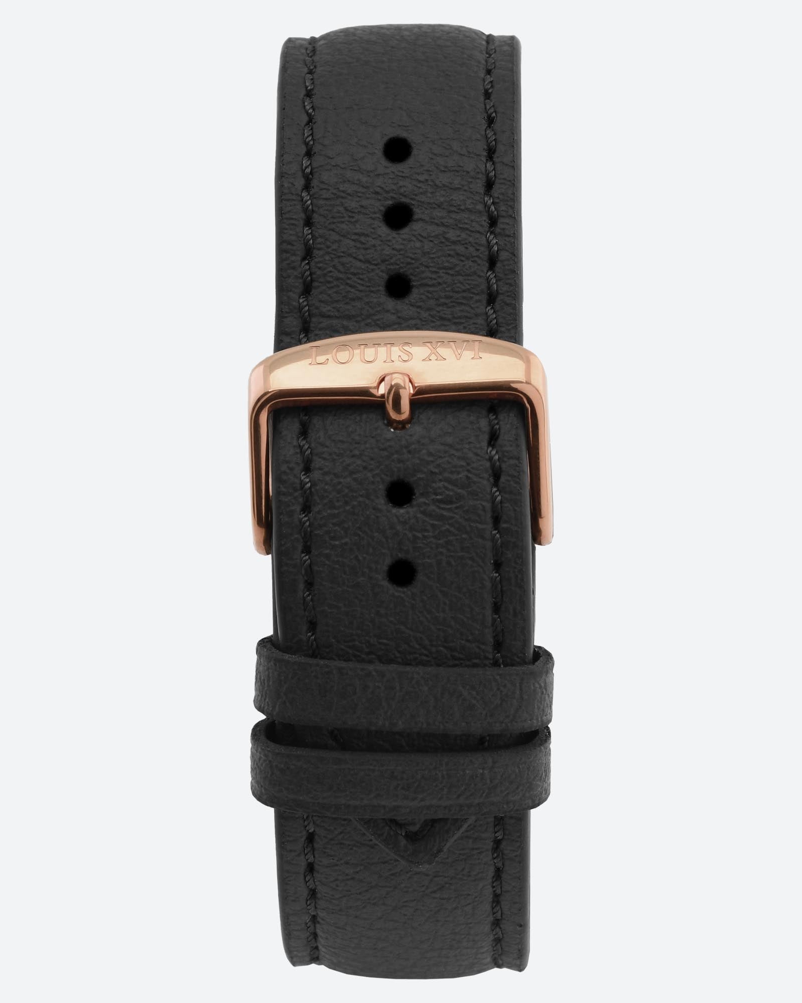 Armband Apfelleder - Schwarz/Rotgold-LOUIS XVI
