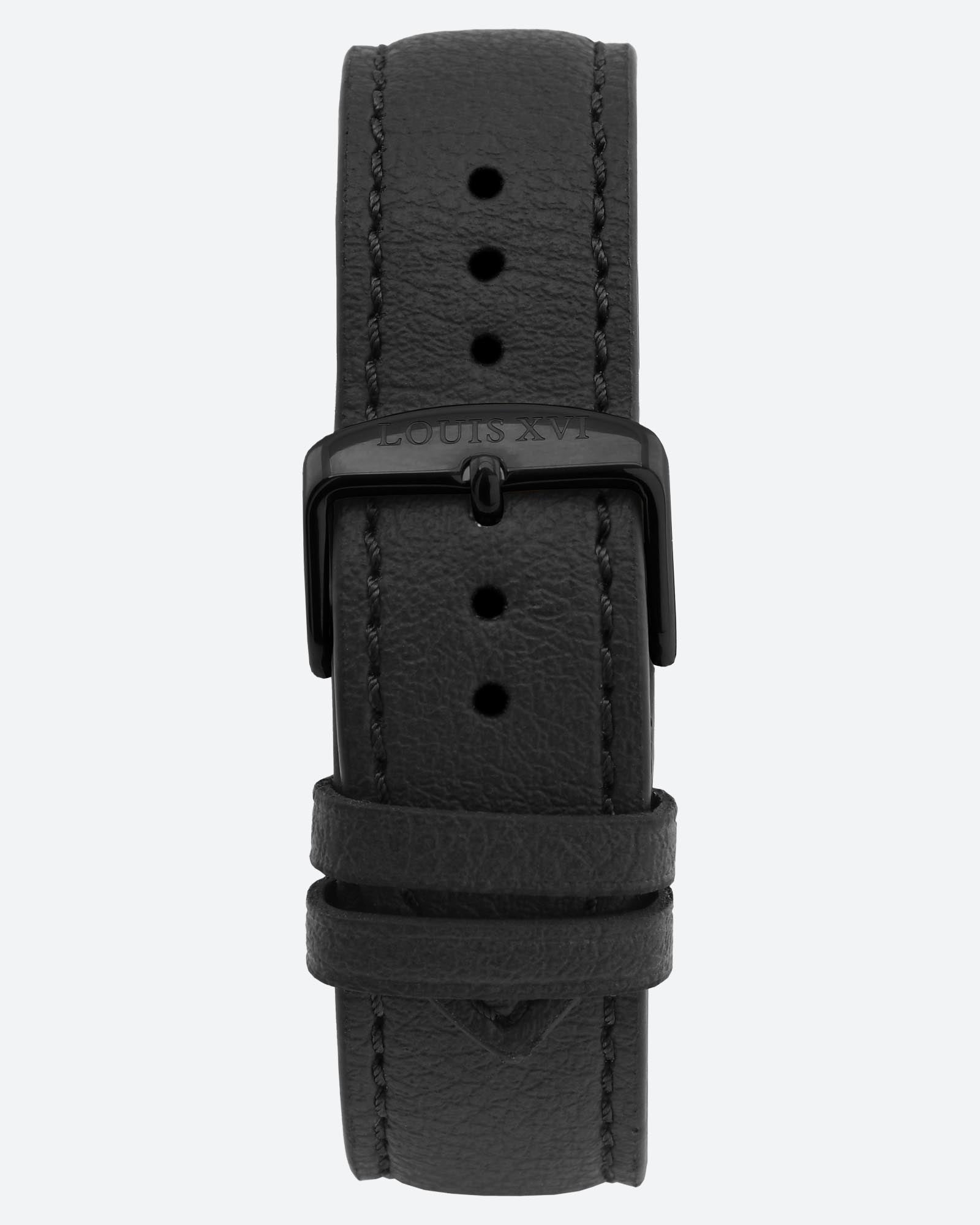 Armband Apfelleder - Schwarz/Schwarz-LOUIS XVI