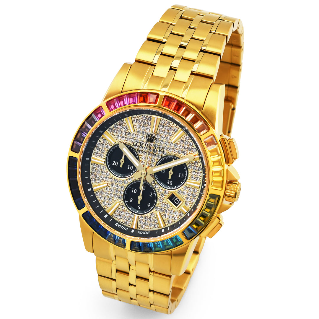 Majesté Iced Out 1120 - 43mm-LOUIS XVI
