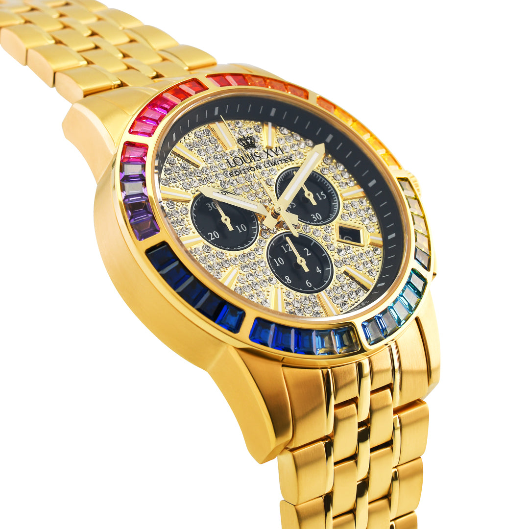 Majesté Iced Out 1120 - 43mm-LOUIS XVI