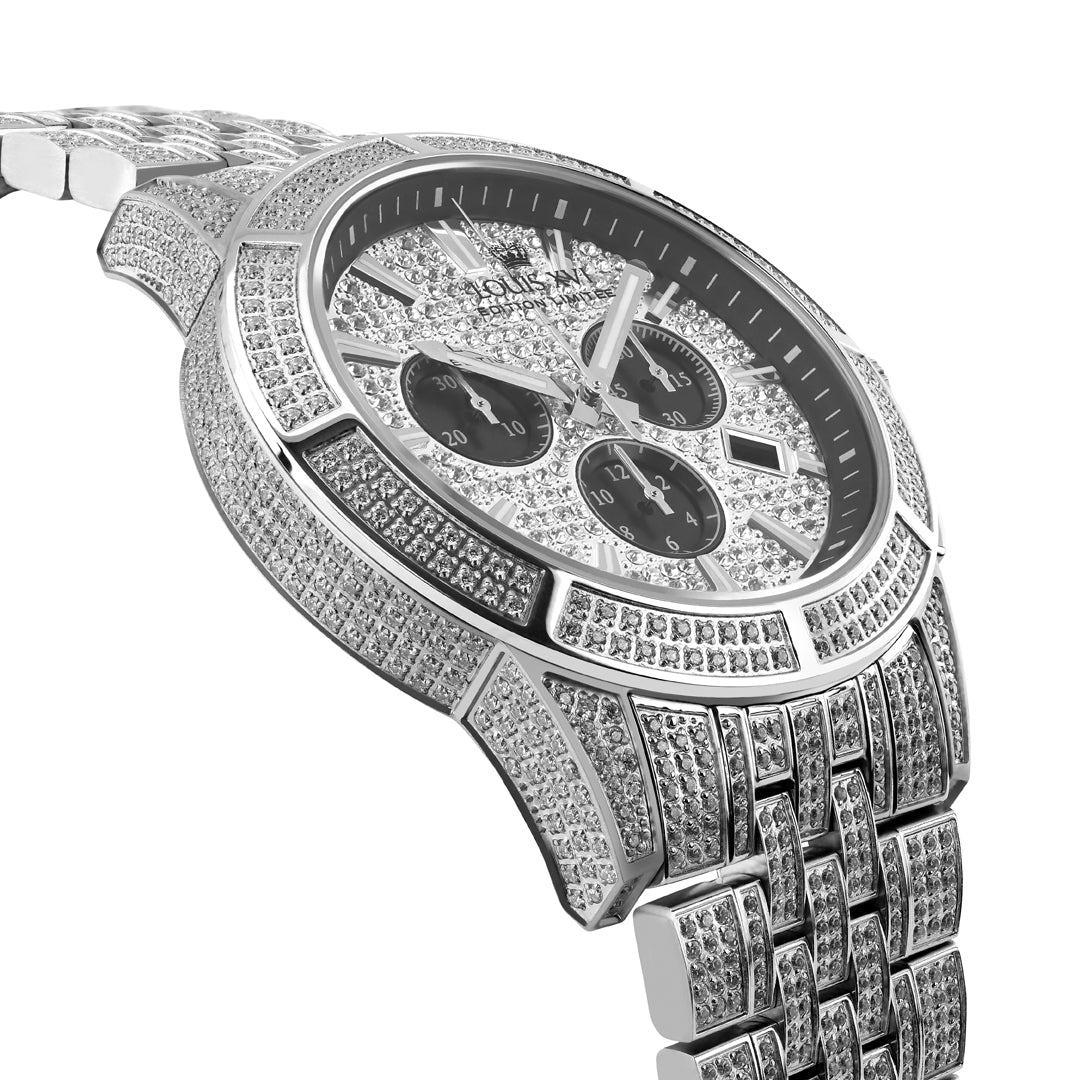 Majesté Iced Out 1122 - 43mm-LOUIS XVI