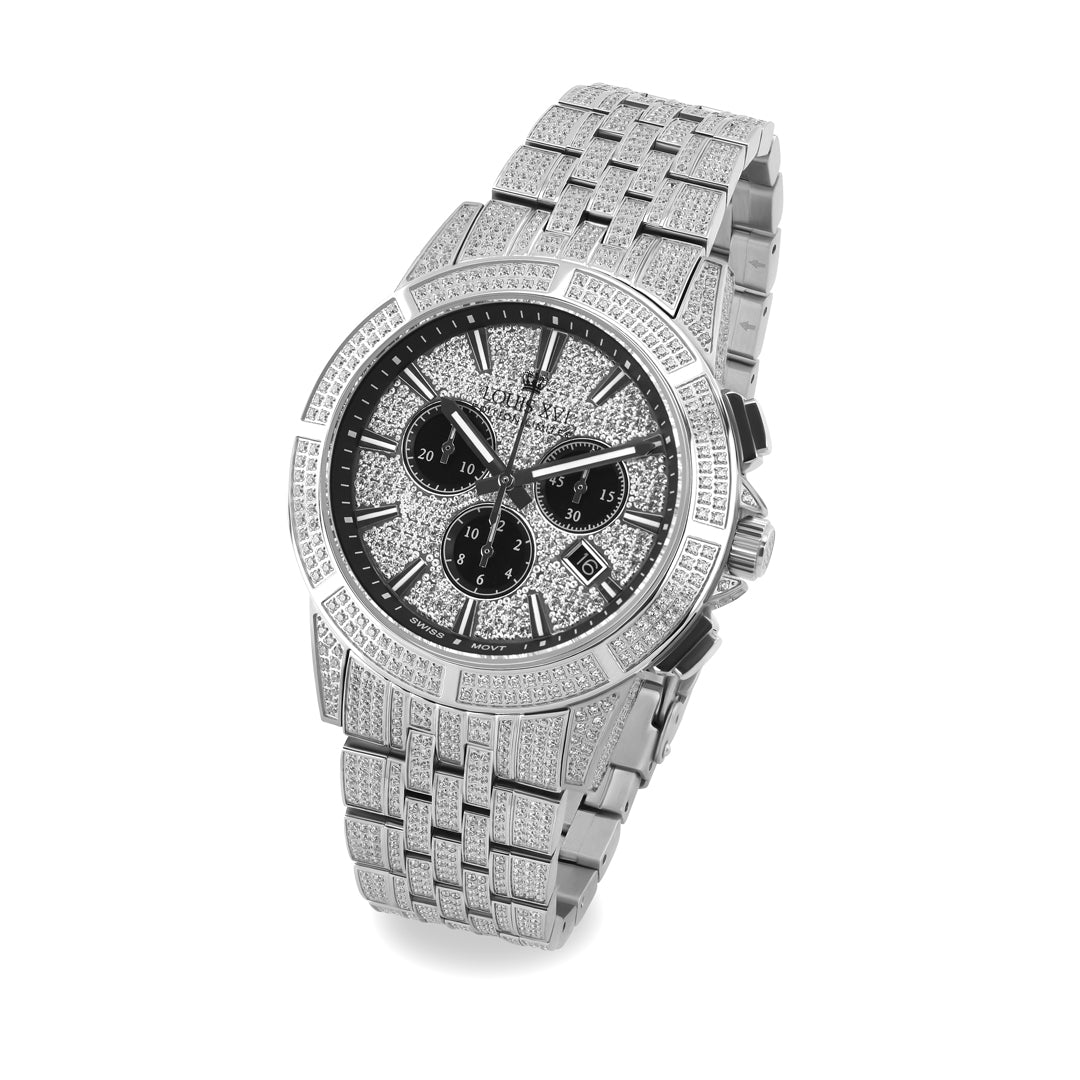 Majesté Iced Out 1122 - 43mm-LOUIS XVI