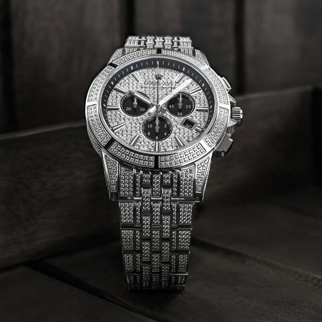 Majesté Iced Out 1122 - 43mm-LOUIS XVI