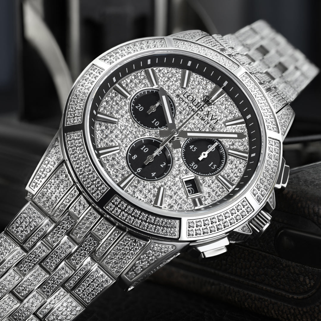 Majesté Iced Out 1122 - 43mm-LOUIS XVI
